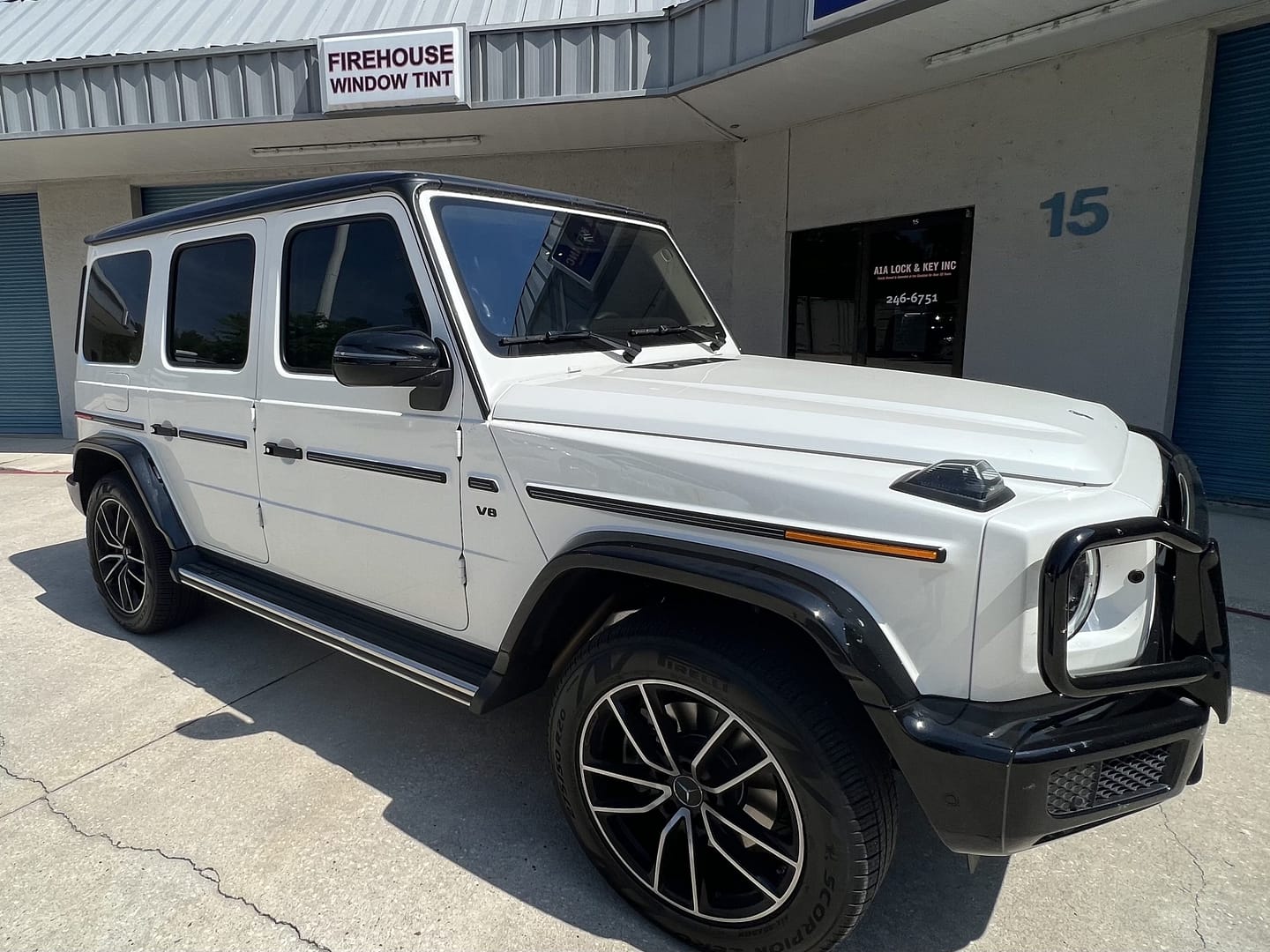 windows tint services for white sportscar |Fire House Window Tint