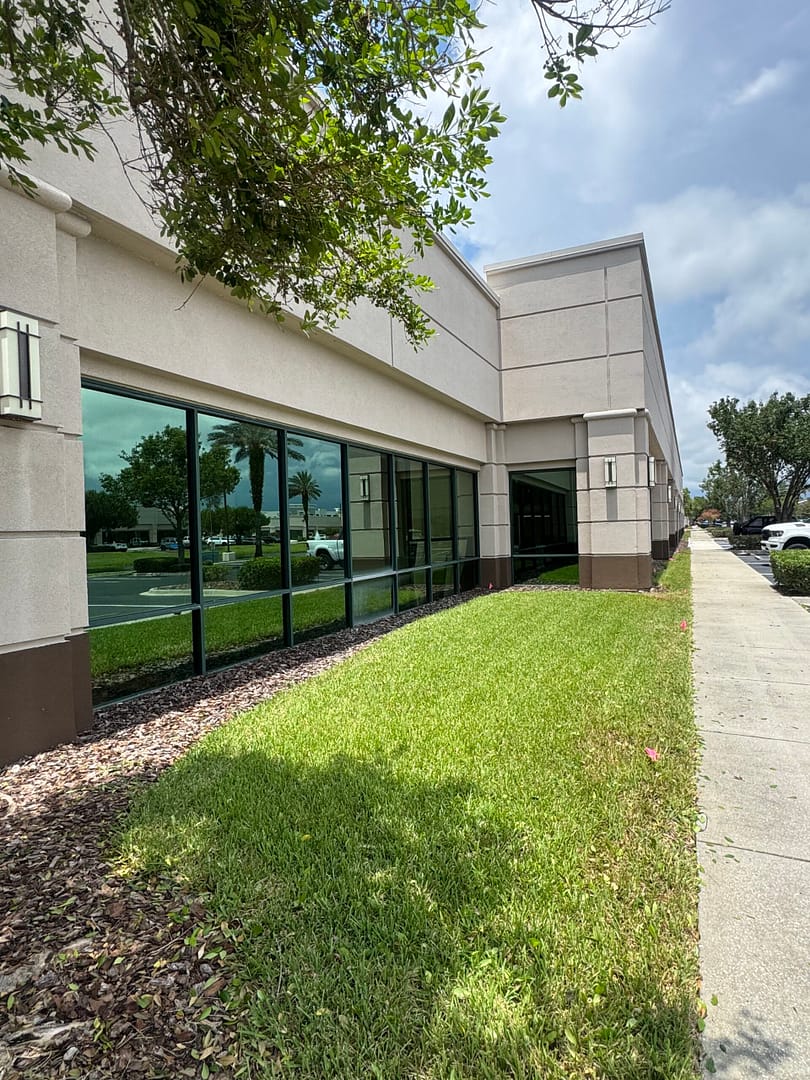 commercial building with tinted windows  window tint jacksonville